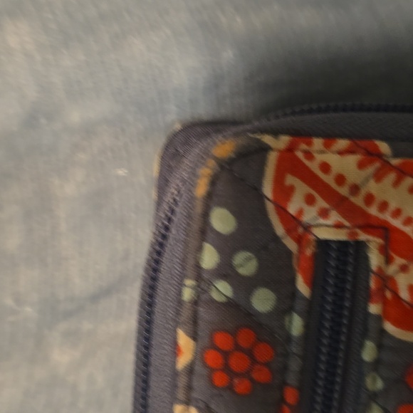 Vera Bradley Wallet with Turn Lock And Zipper Compartment (Bin 12) - Picture 7 of 11